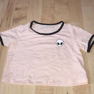 Light pink crop top